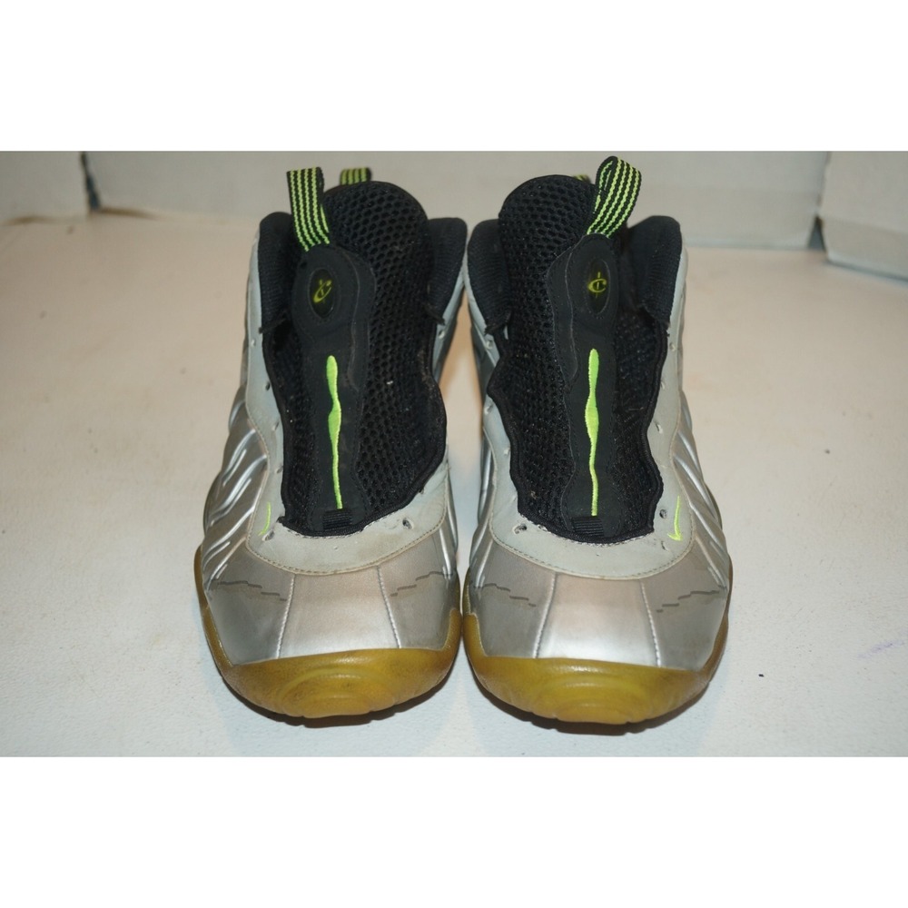 Nike Little Posite One Metallic Silver Boys Shoes Size 7Y NO LACES- U11 - Picture 3 of 7